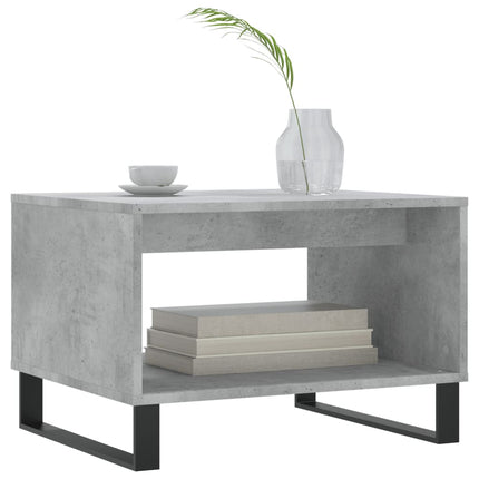 sofabord 60x50x40 cm konstrueret træ betongrå
