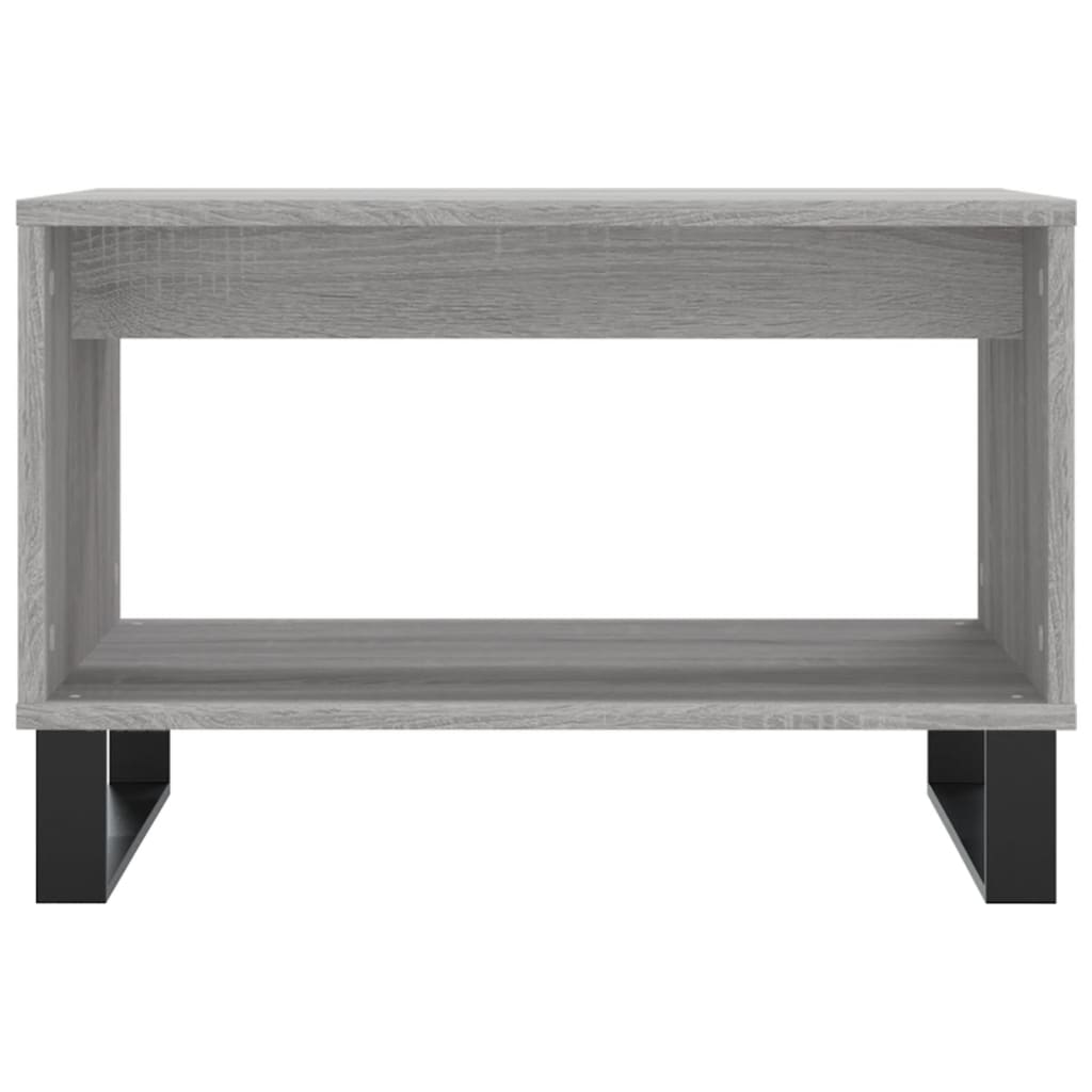 sofabord 60x50x40 cm konstrueret træ grå sonoma-eg