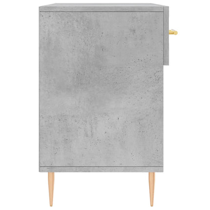 skobænk 102x35x55 cm konstrueret træ betongrå