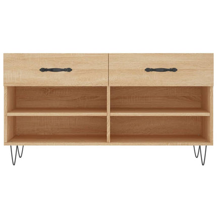 skobænk 102x35x55 cm konstrueret træ sonoma-eg