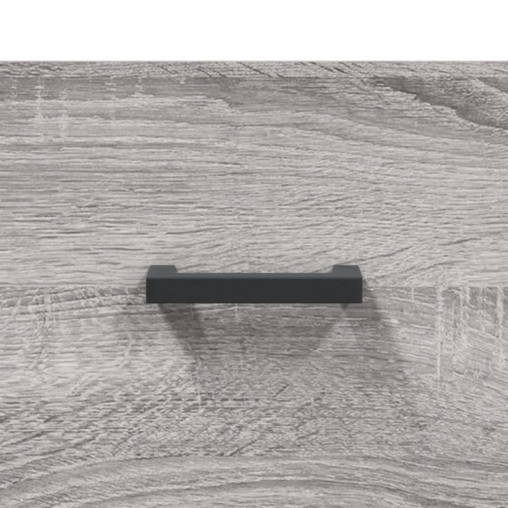 skobænk 102x35x55 cm konstrueret træ grå sonoma-eg