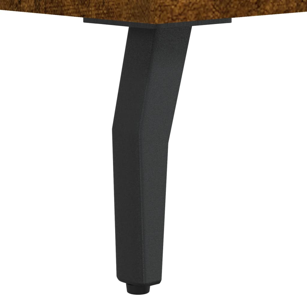 skobænk 102x35x55 cm konstrueret træ røget egetræsfarve