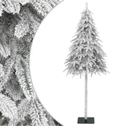kunstigt juletræ med sne 150 cm