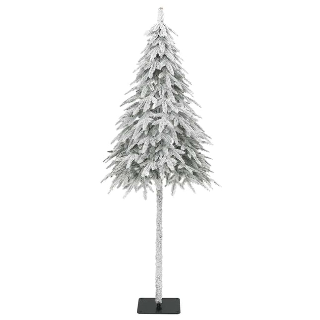 kunstigt juletræ med sne 150 cm