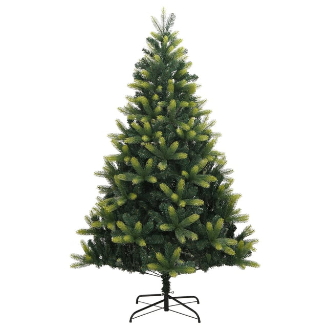 kunstigt juletræ med juletræsfod 120 cm hængslet