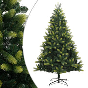 kunstigt juletræ med juletræsfod 180 cm hængslet