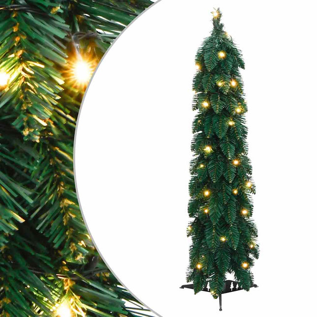 kunstigt juletræ med 45 LED'er 90 cm