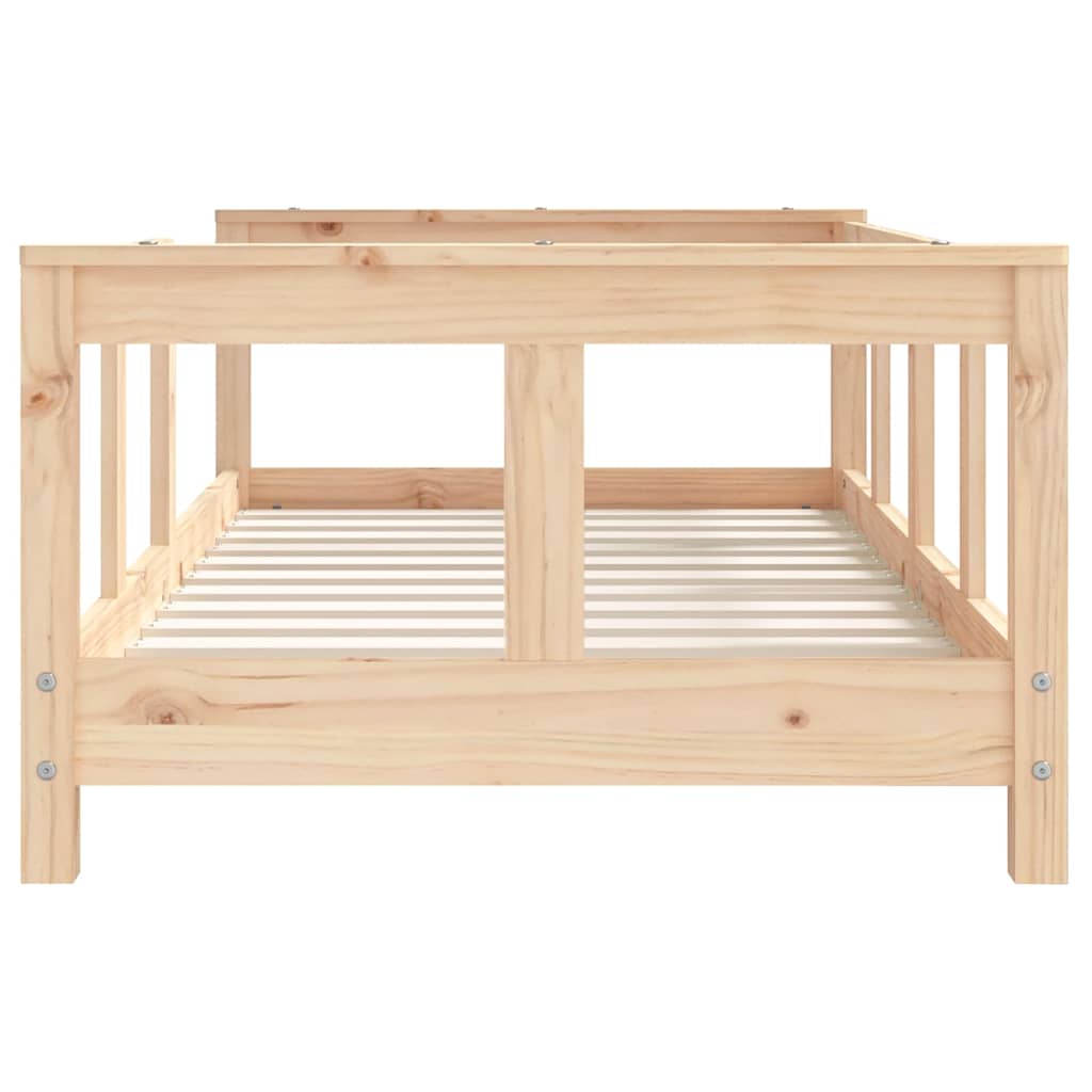 sengeramme til juniorseng 70x140 cm massivt fyrretræ