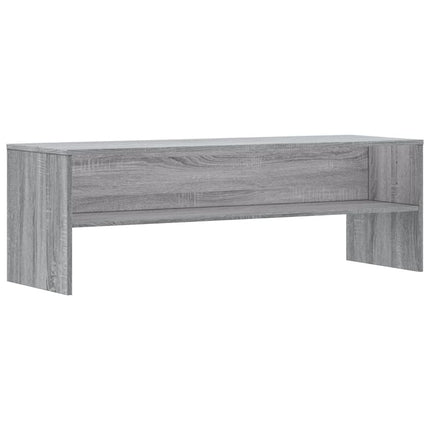 tv-bord 120x40x40 cm konstrueret træ grå sonoma-eg
