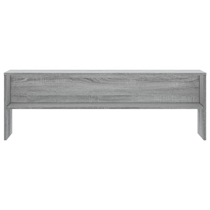 tv-bord 120x40x40 cm konstrueret træ grå sonoma-eg