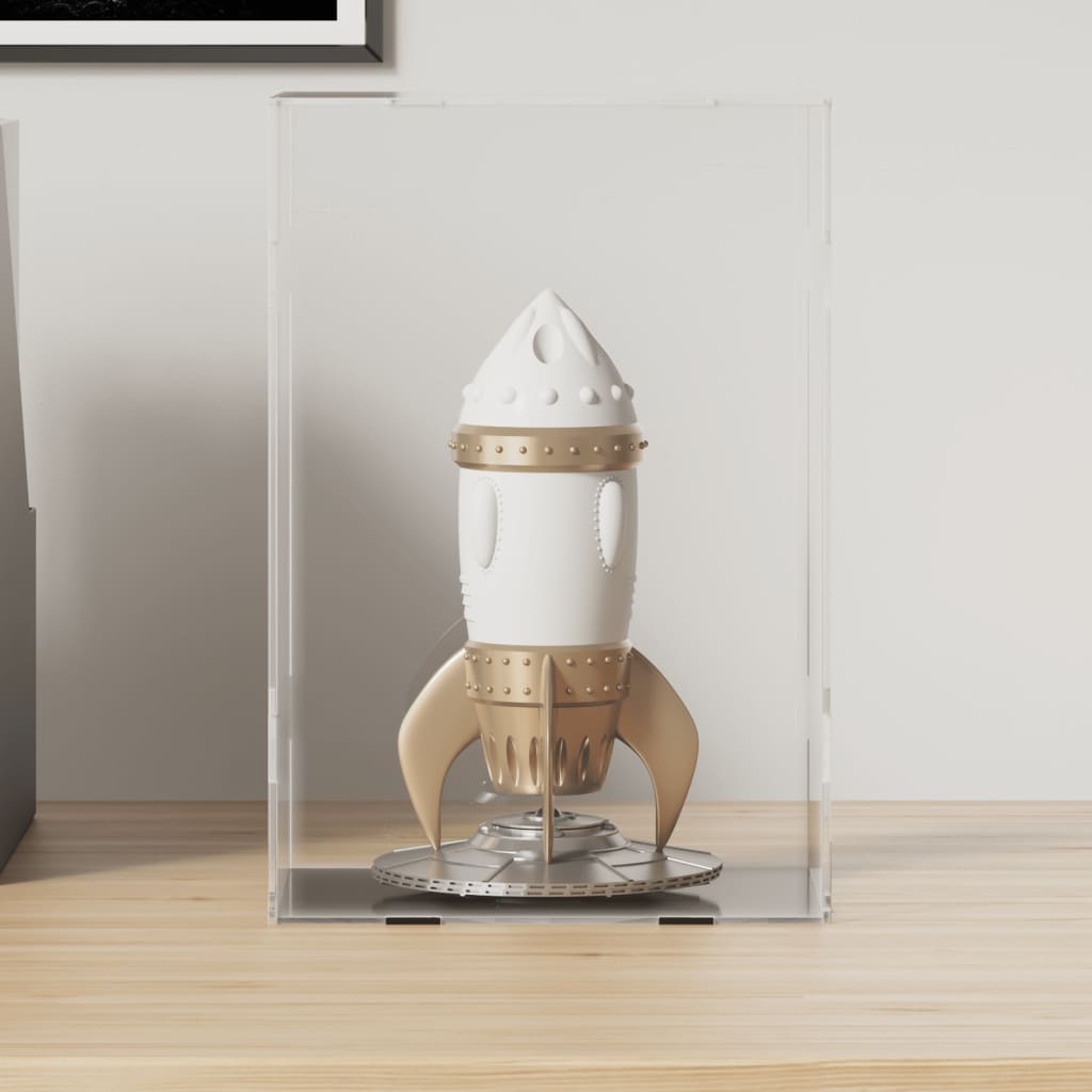 displaykasse transparent 17x12x25 cm akryl billede