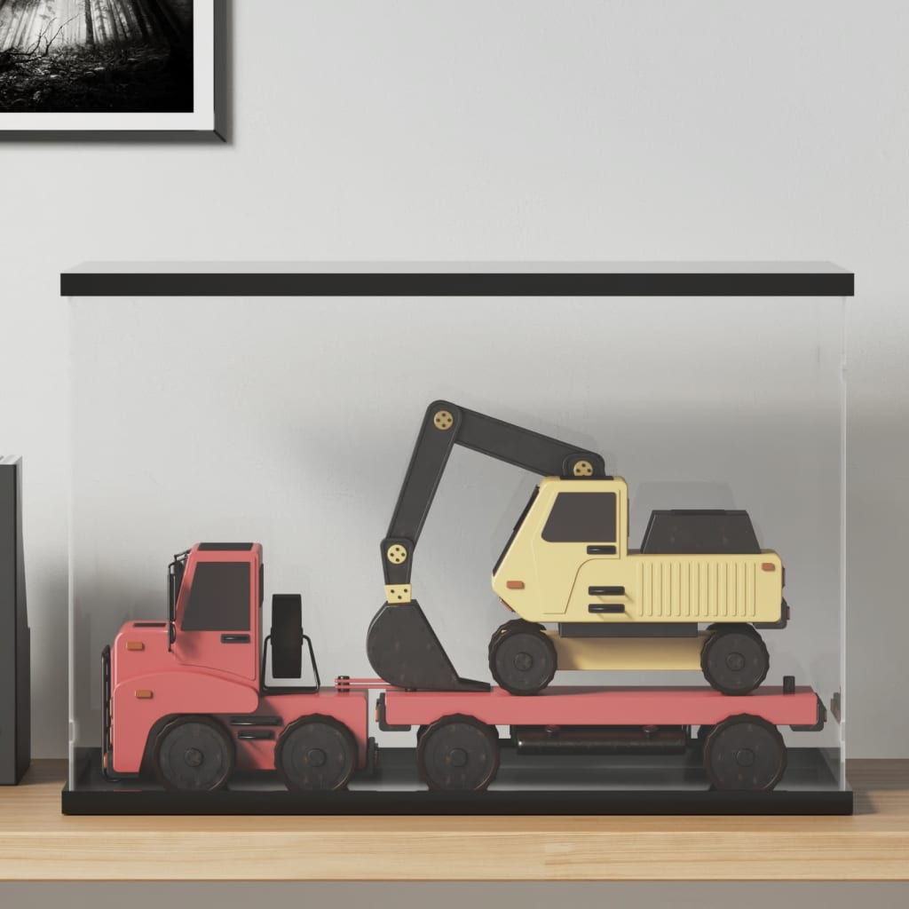 displaykasse transparent 56x36x37 cm akryl billede