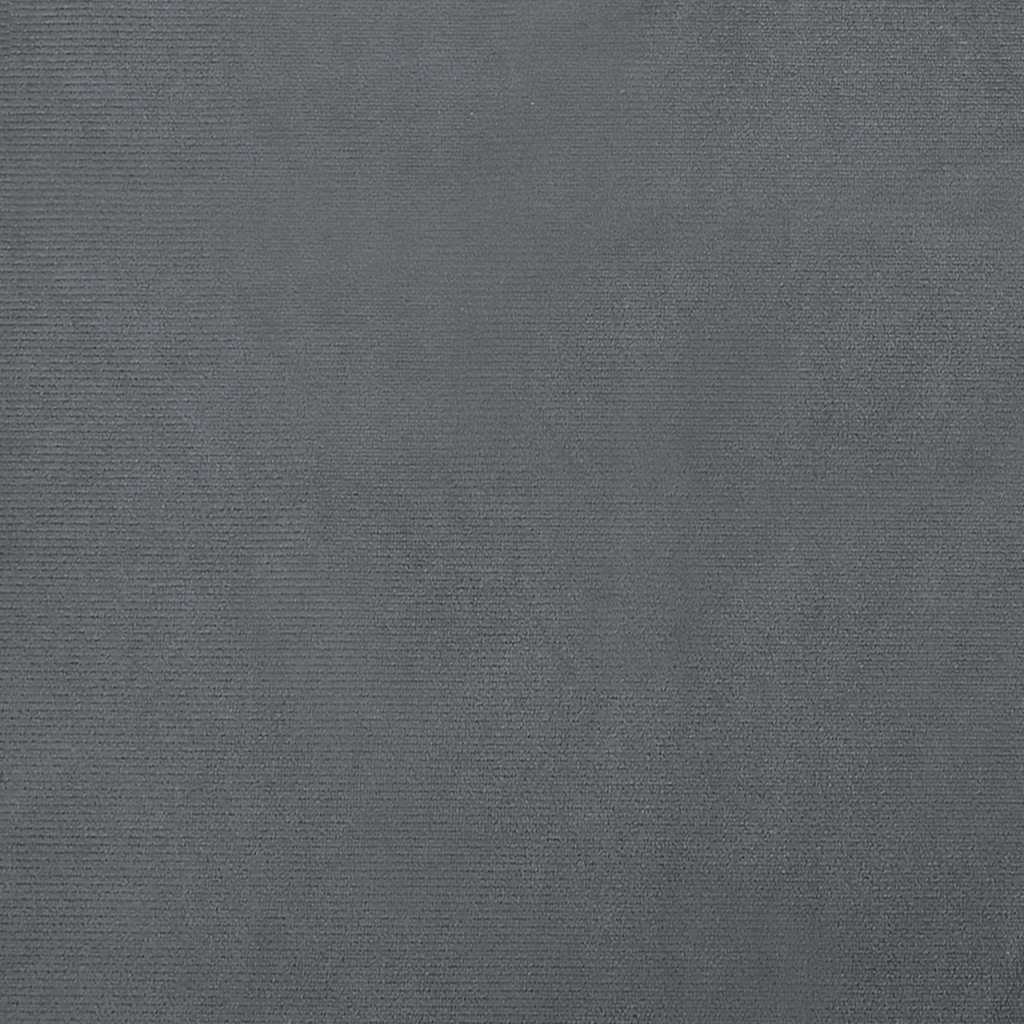 sofa til børn 90x53x30 cm velour mørkegrå