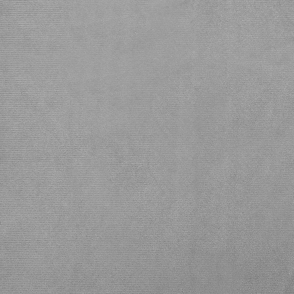 sofa til børn 70x45x30 cm fløjl lysegrå