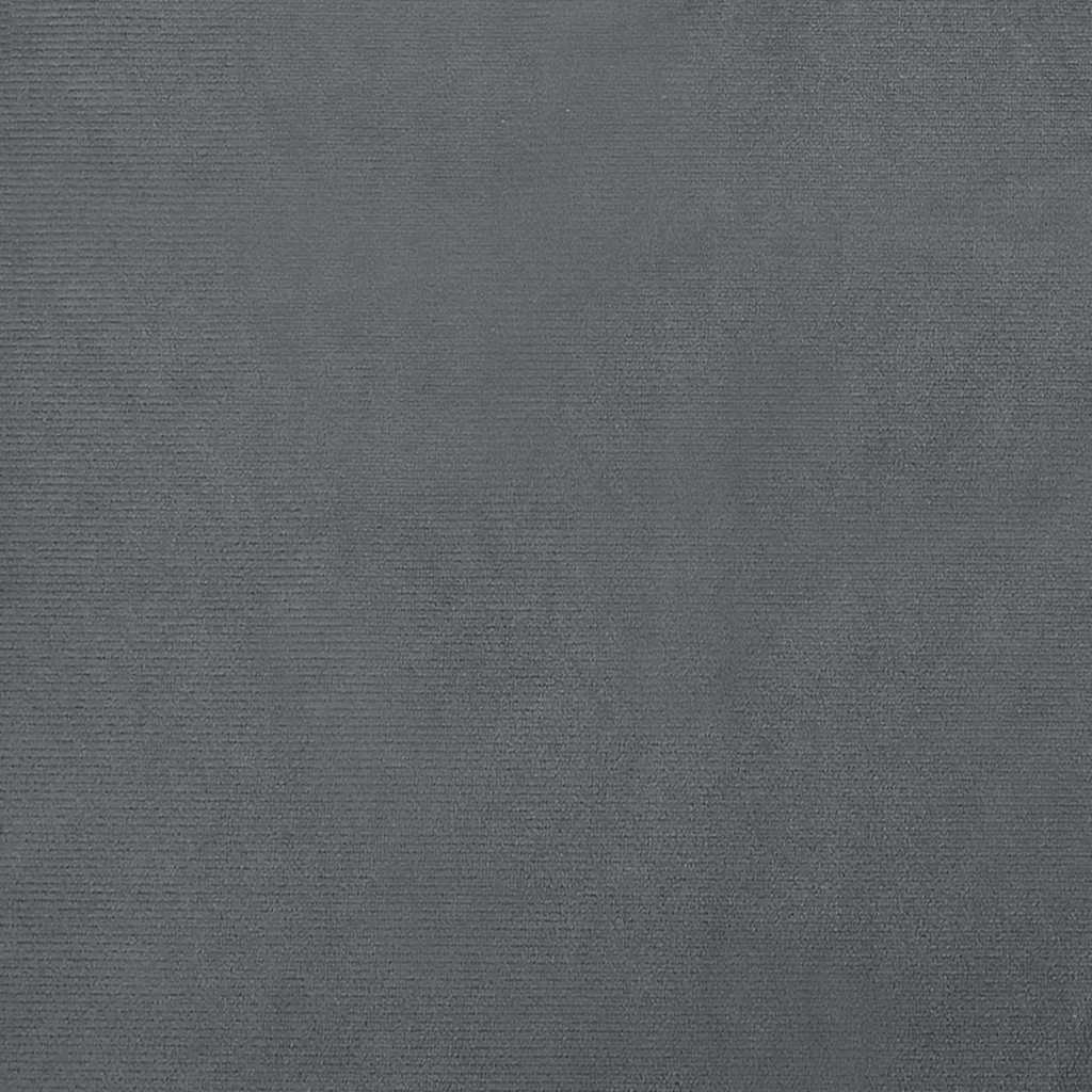 sofa til børn 80x45x30 cm velour mørkegrå