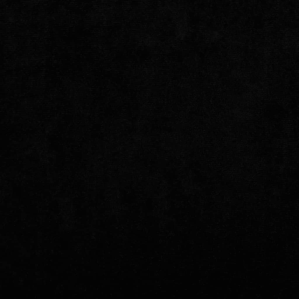 sofa til børn 80x45x30 cm velour sort