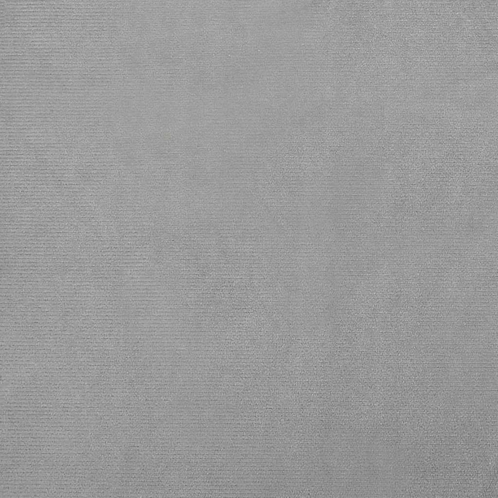 sofa til børn 100x54x33 cm velour lysegrå