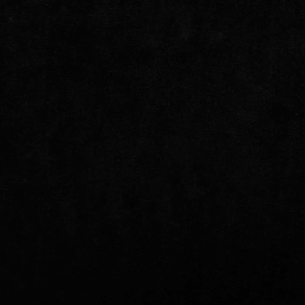 sofa til børn 100x54x33 cm velour sort