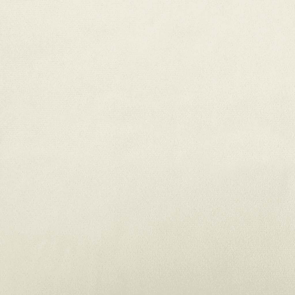 sofa til børn 100x54x33 cm velour cremefarvet