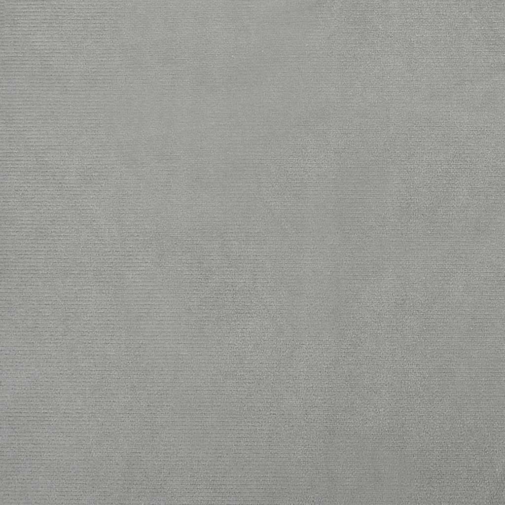 sofa til børn 100x50x26 cm velour lysegrå