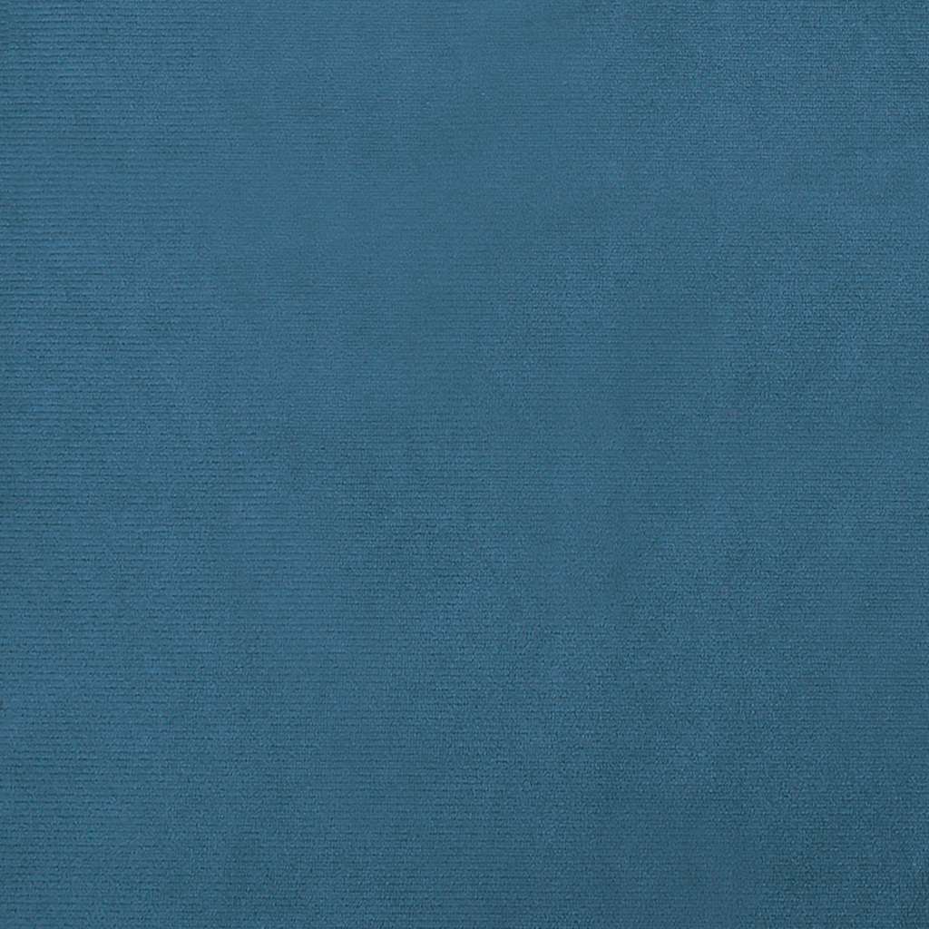 sofa til børn 70x45x26 cm velour blå