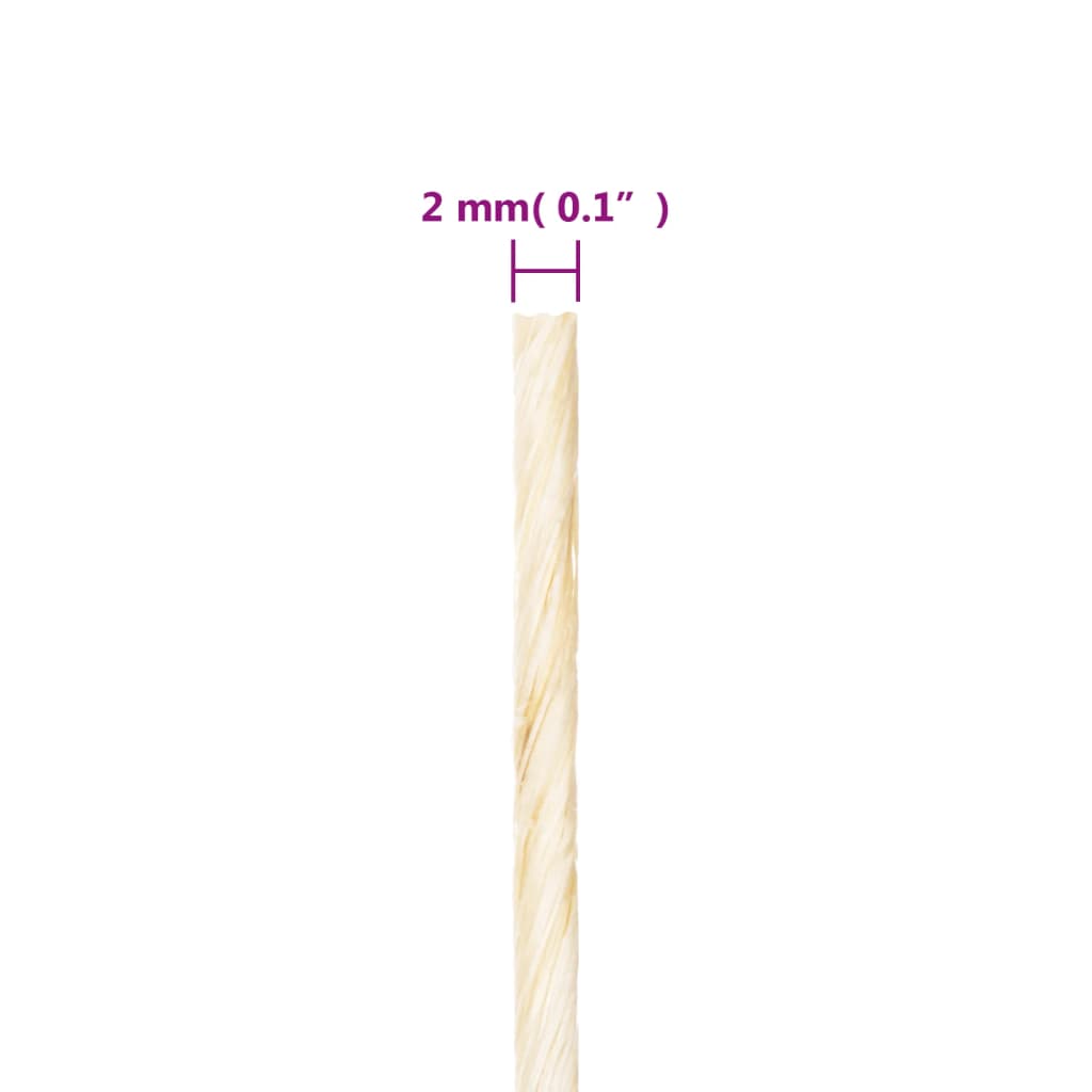 reb 100 % sisal 2 mm 600 m