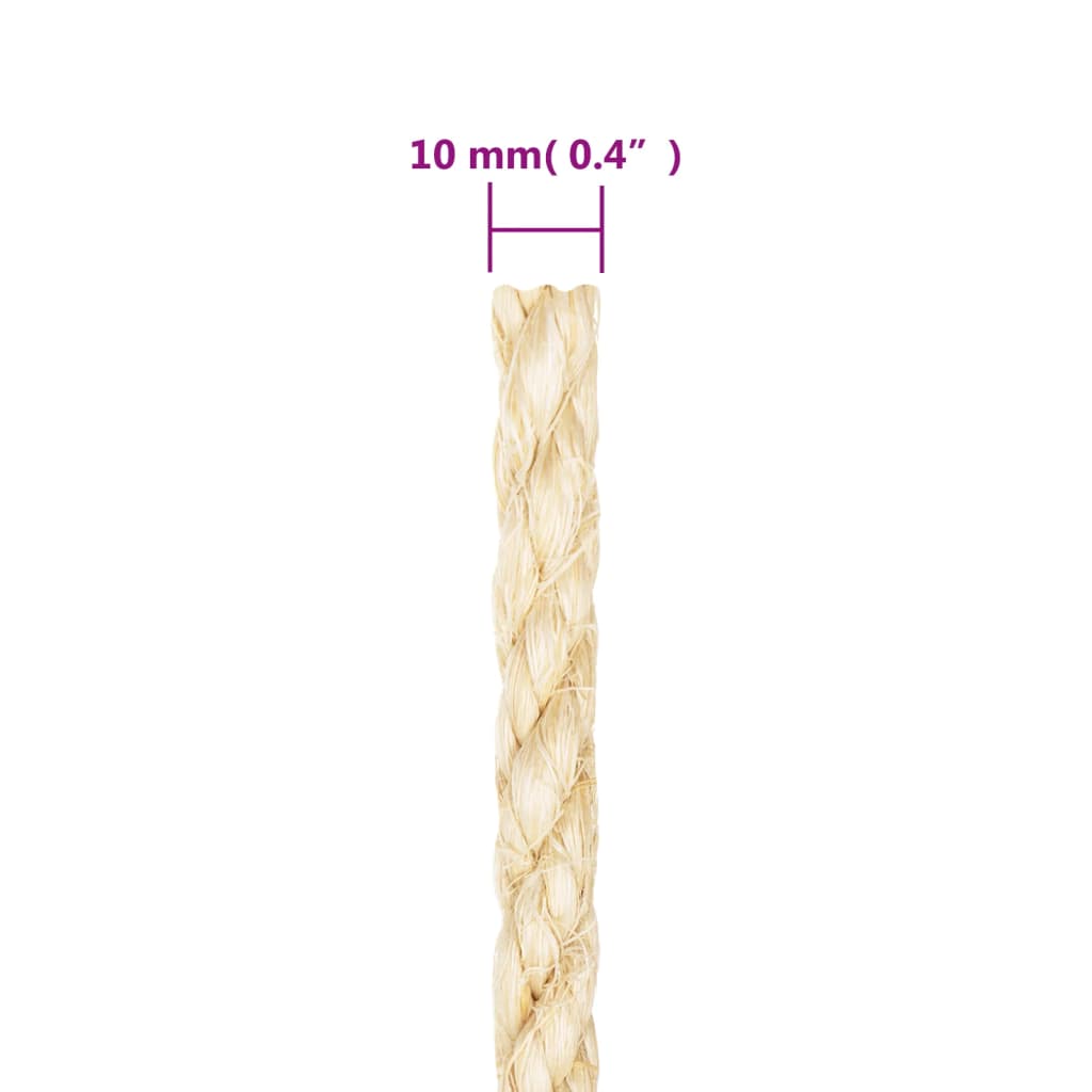 reb 100 % sisal 10 mm 500 m