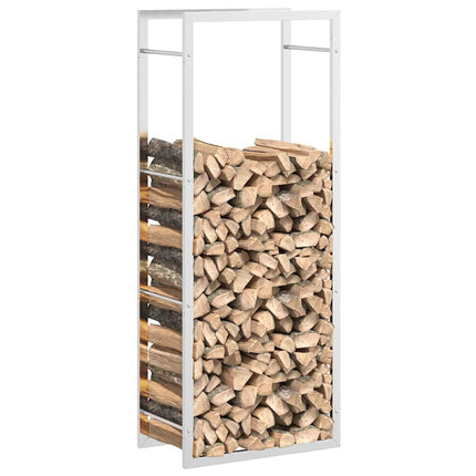 brændestativ 50x28x132 cm rustfrit stål