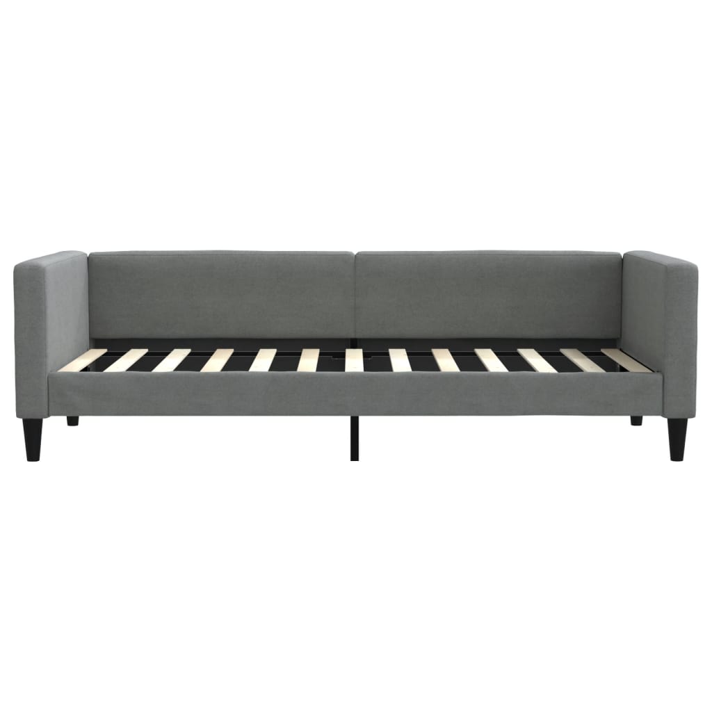daybed med madras 80x200 cm stof mørkegrå