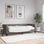 daybed med madras 80x200 cm stof mørkegrå