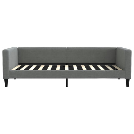 daybed med madras 100x200 cm stof mørkegrå