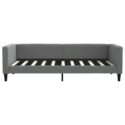daybed med madras 90x190 cm stof mørkegrå