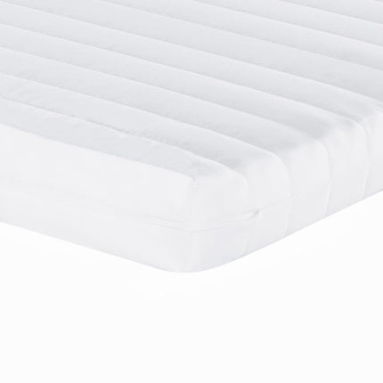 daybed med udtræk og madras 80x200 cm velour lyserød