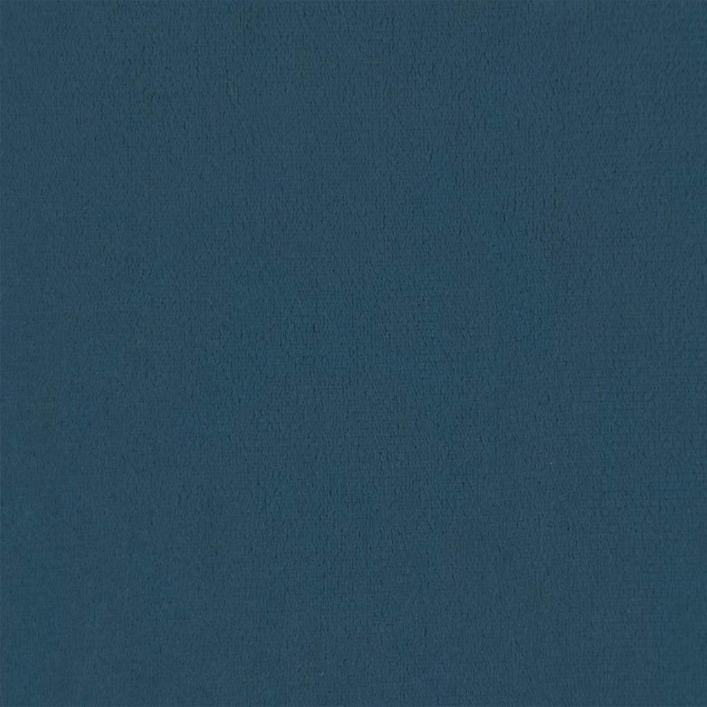 daybed med udtræk og skuffer 80x200 cm stof blå