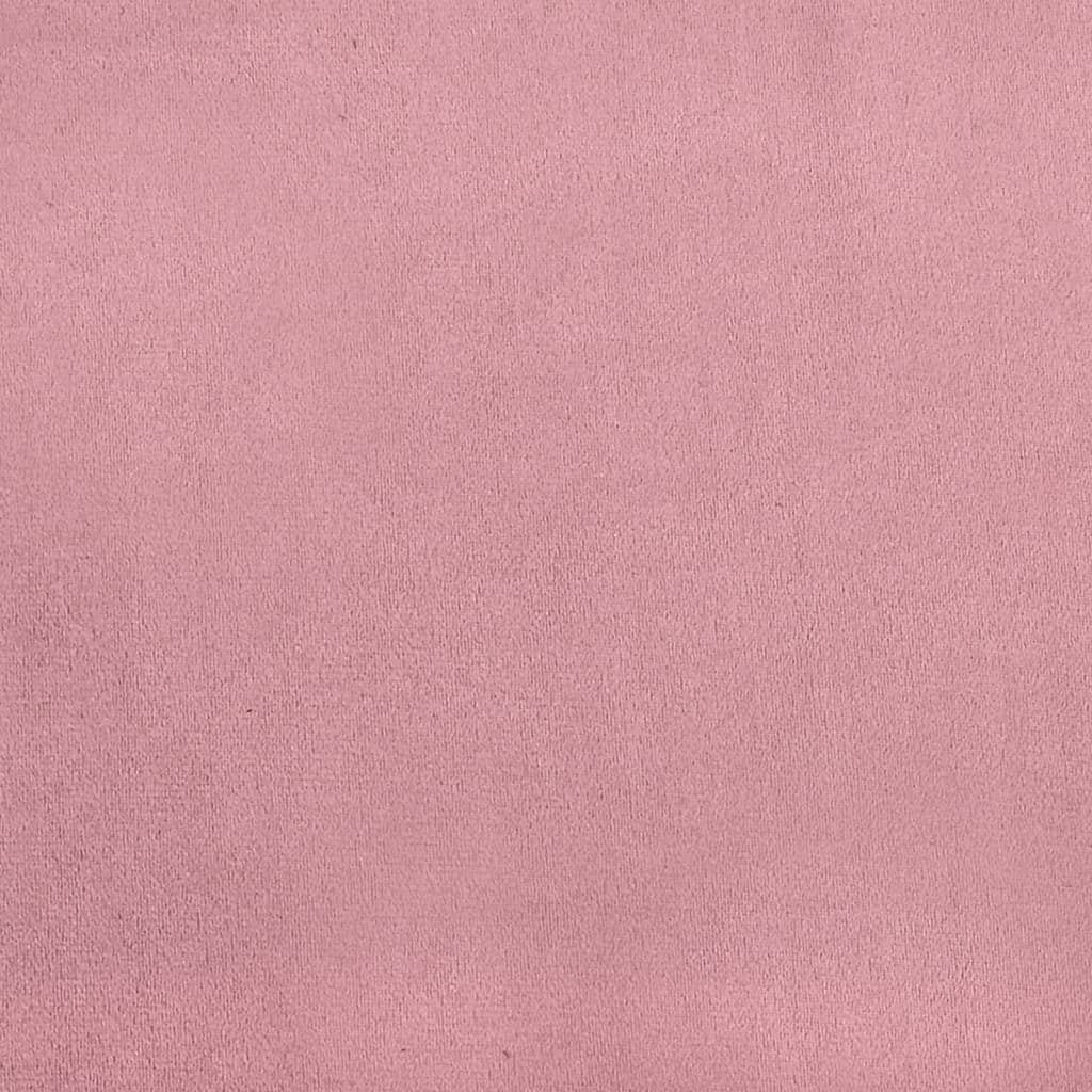 daybed med madras 100x200 cm velour pink