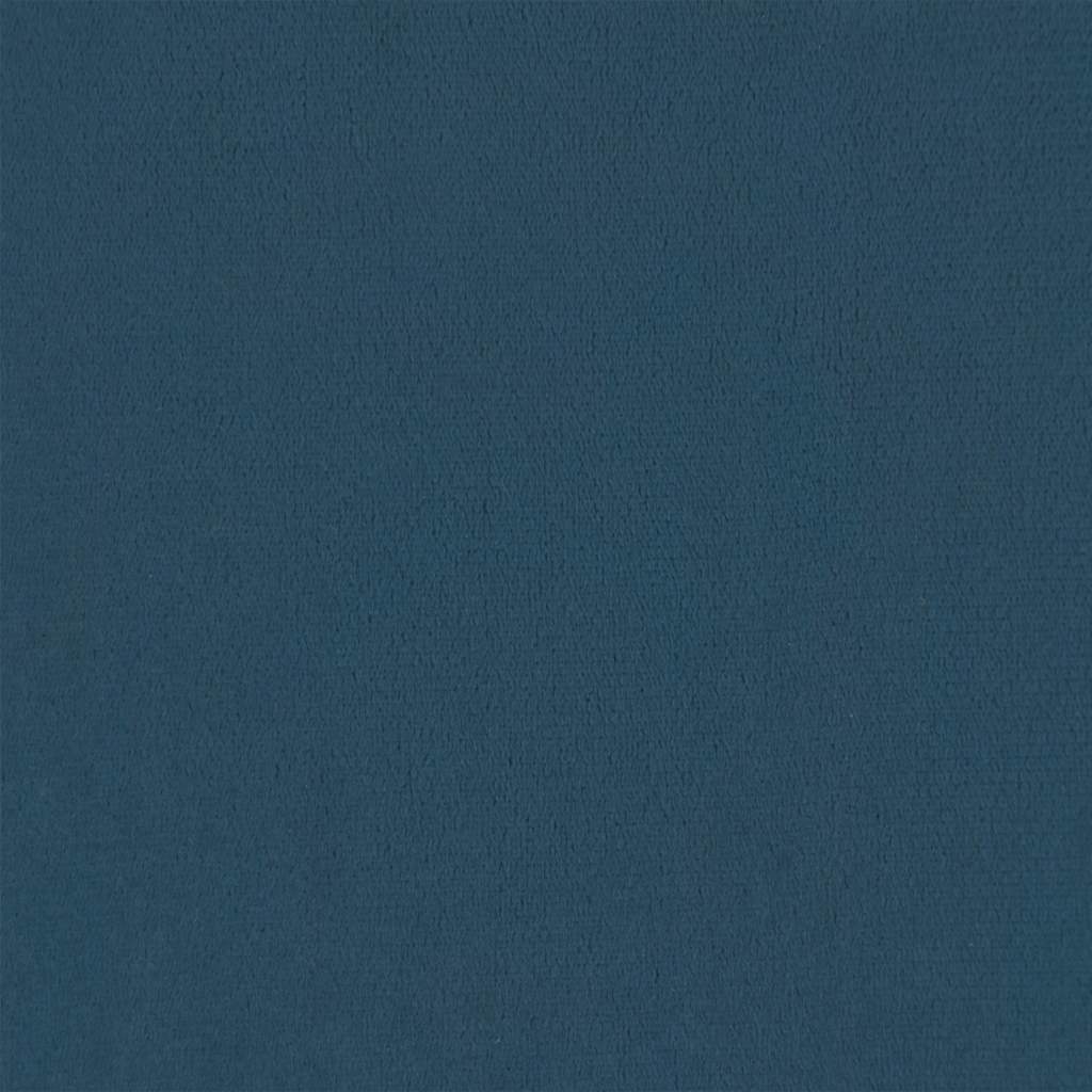 daybed med udtræk og skuffer 80x200 cm stof blå