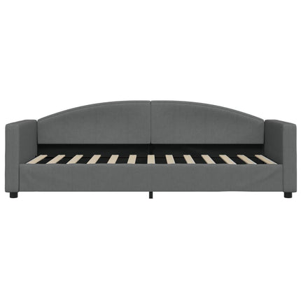 daybed med madras 80x200 cm stof mørkegrå