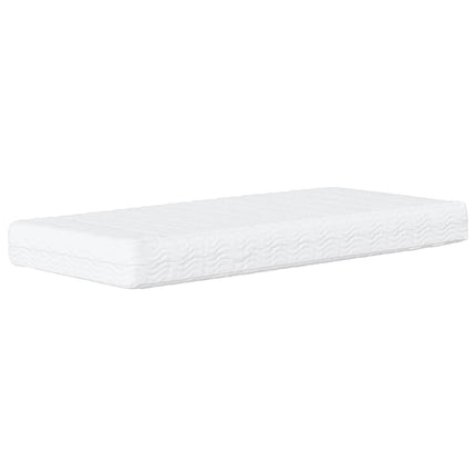 daybed med madras 90x190 cm stof lysegrå