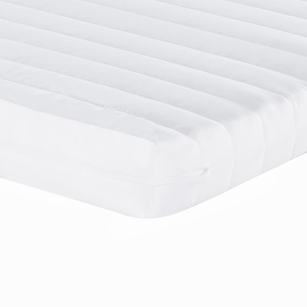daybed med udtræk og madras 90x200 cm stof sort