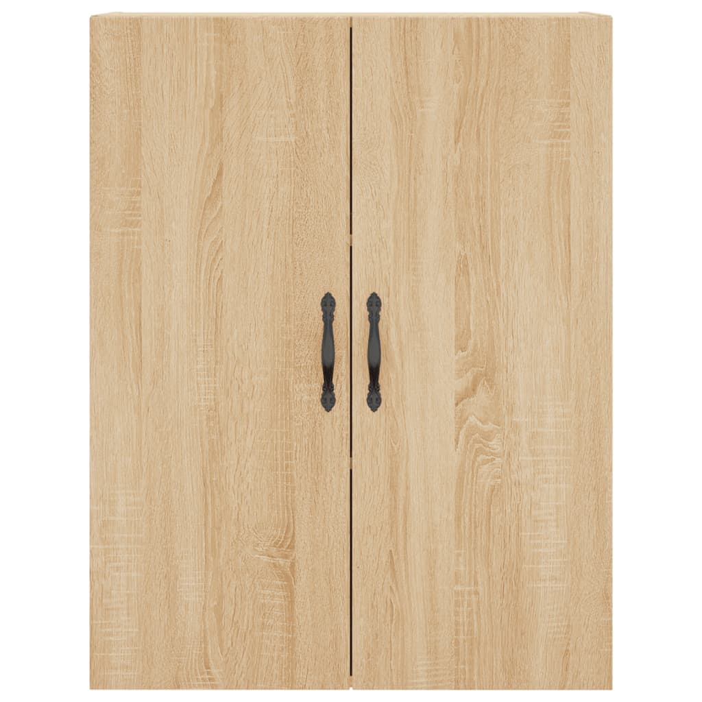 højskab 69,5x34x180 cm konstrueret træ sonoma-eg