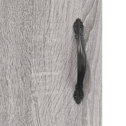 højskab 69,5x34x180 cm konstrueret træ grå sonoma-eg