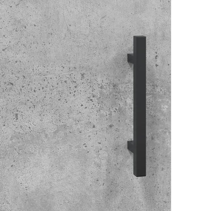 højskab 69,5x34x180 cm konstrueret træ betongrå