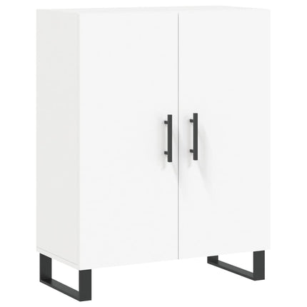 højskab 69,5x34x180 cm konstrueret træ hvid