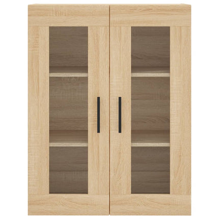 højskab 69,5x34x180 cm konstrueret træ sonoma-eg