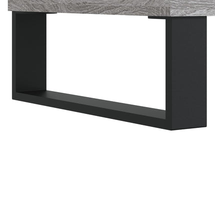 højskab 69,5x34x180 cm konstrueret træ grå sonoma-eg