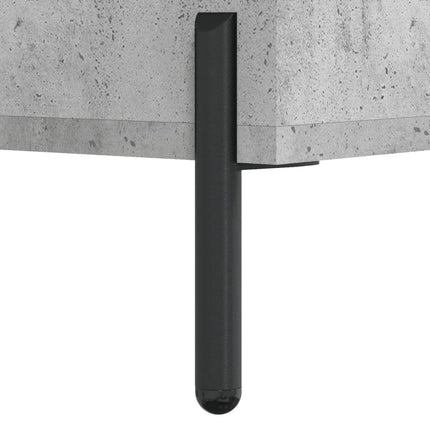 højskab 69,5x34x180 cm konstrueret træ betongrå