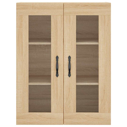 højskab 69,5x34x180 cm konstrueret træ sonoma-eg