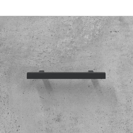 højskab 69,5x34x180 cm konstrueret træ betongrå