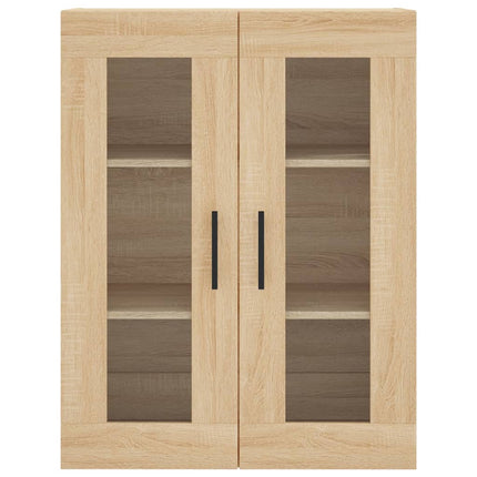 højskab 69,5x34x180 cm konstrueret træ sonoma-eg