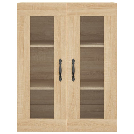 højskab 69,5x34x180 cm konstrueret træ sonoma-eg